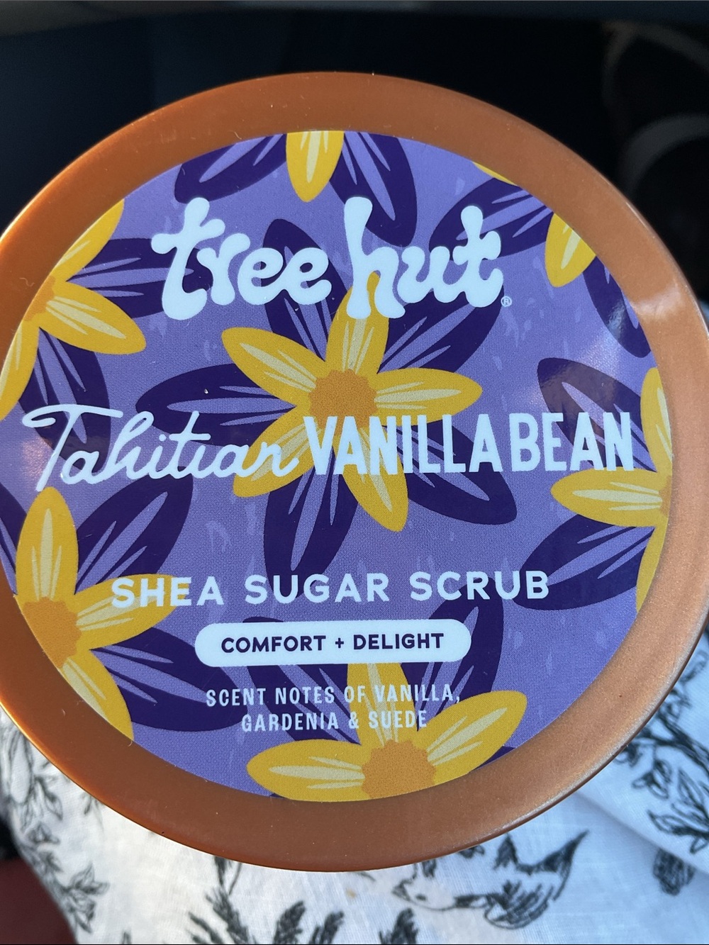 TREE HUT Tahitian Vanilla Bean Shea Sugar Scrub (ALL 3) NEW/Sealed 18oz full sz - Picture 3 of 4